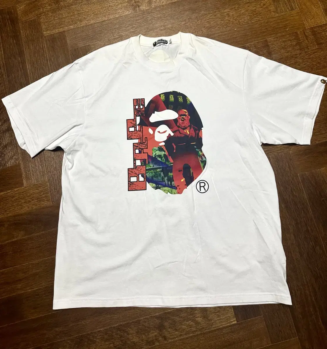 Vape Head Graphic Short Sleeve Tee White XL