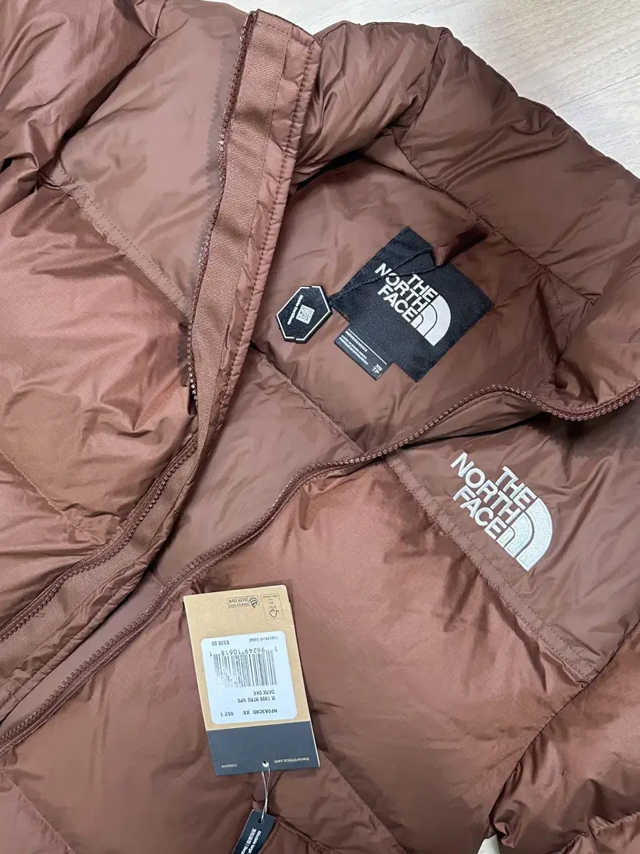 New)The North Face XS 1996 Retro Nopsie Jacket Dark Oak