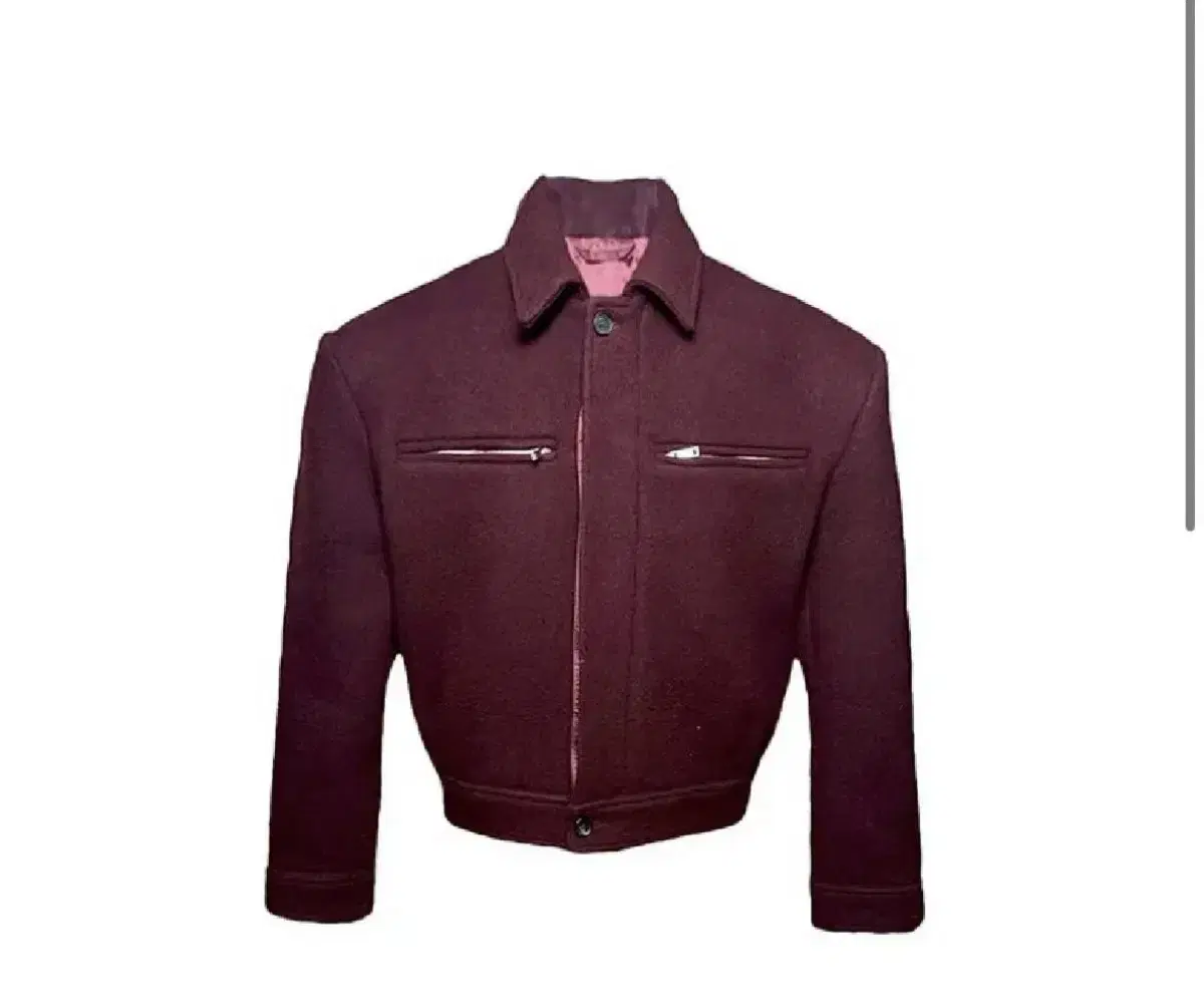 (OS) Ourglass Power Shoulder Jacket Burgundy