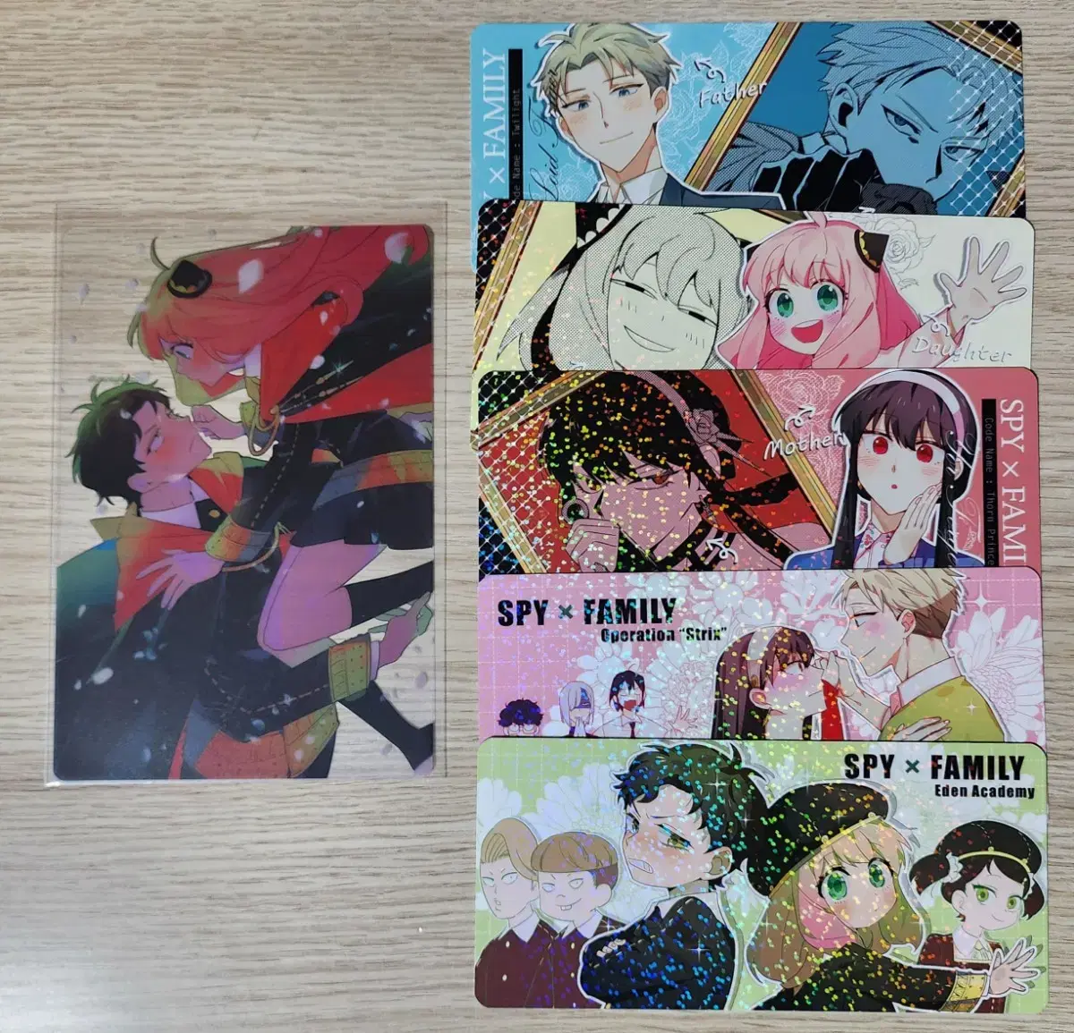 [ Free sharing ] SPY FAMILY Spaparoid Yor'anya Kartek Transparent Postcard