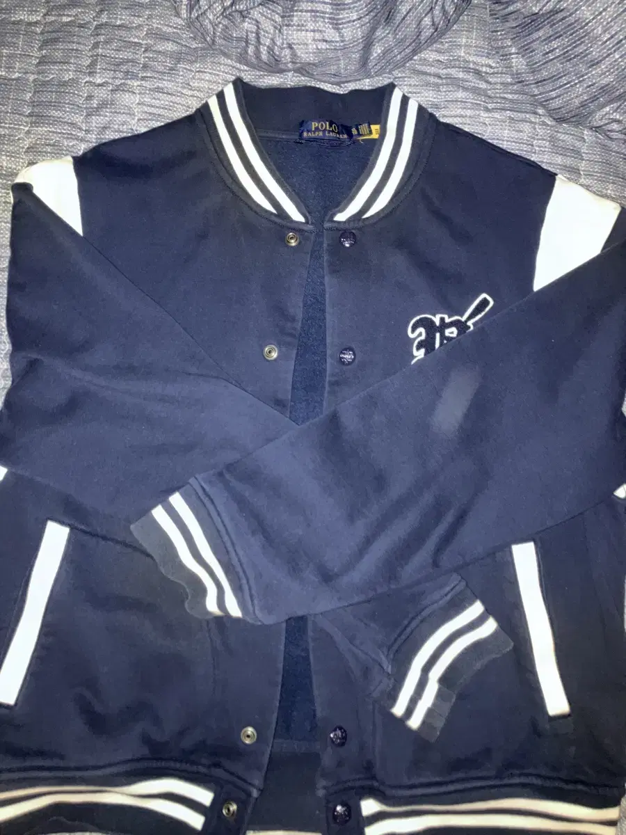 Polo Fleece Letterman Jacket