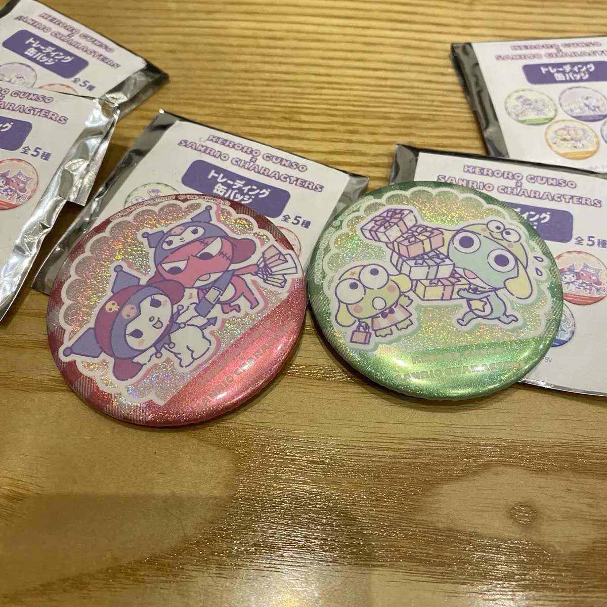 Sanrio Keroro Collaboration Can Badge