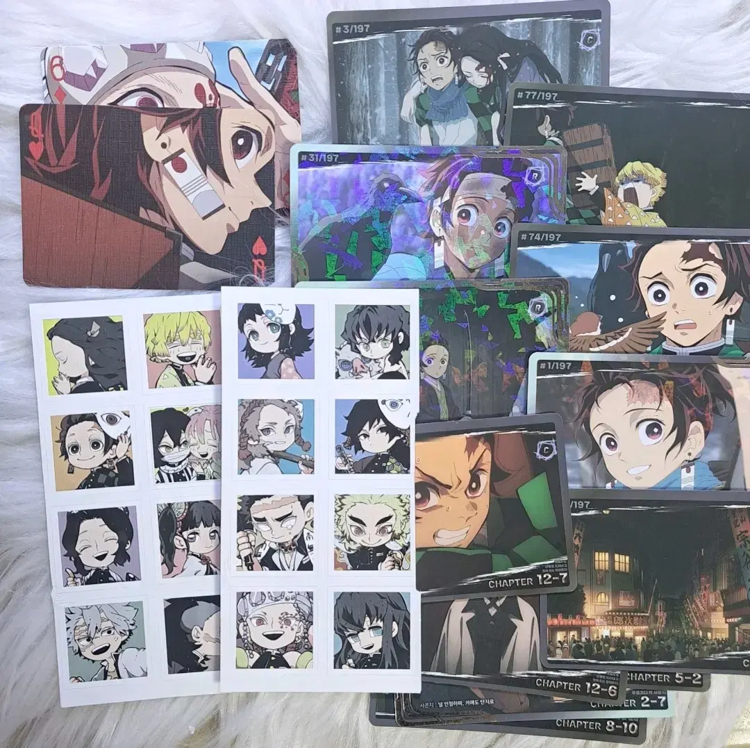 Bulk) Demon Slayer Collector's Card unofficial goods sticker Muichiro Tanjiro