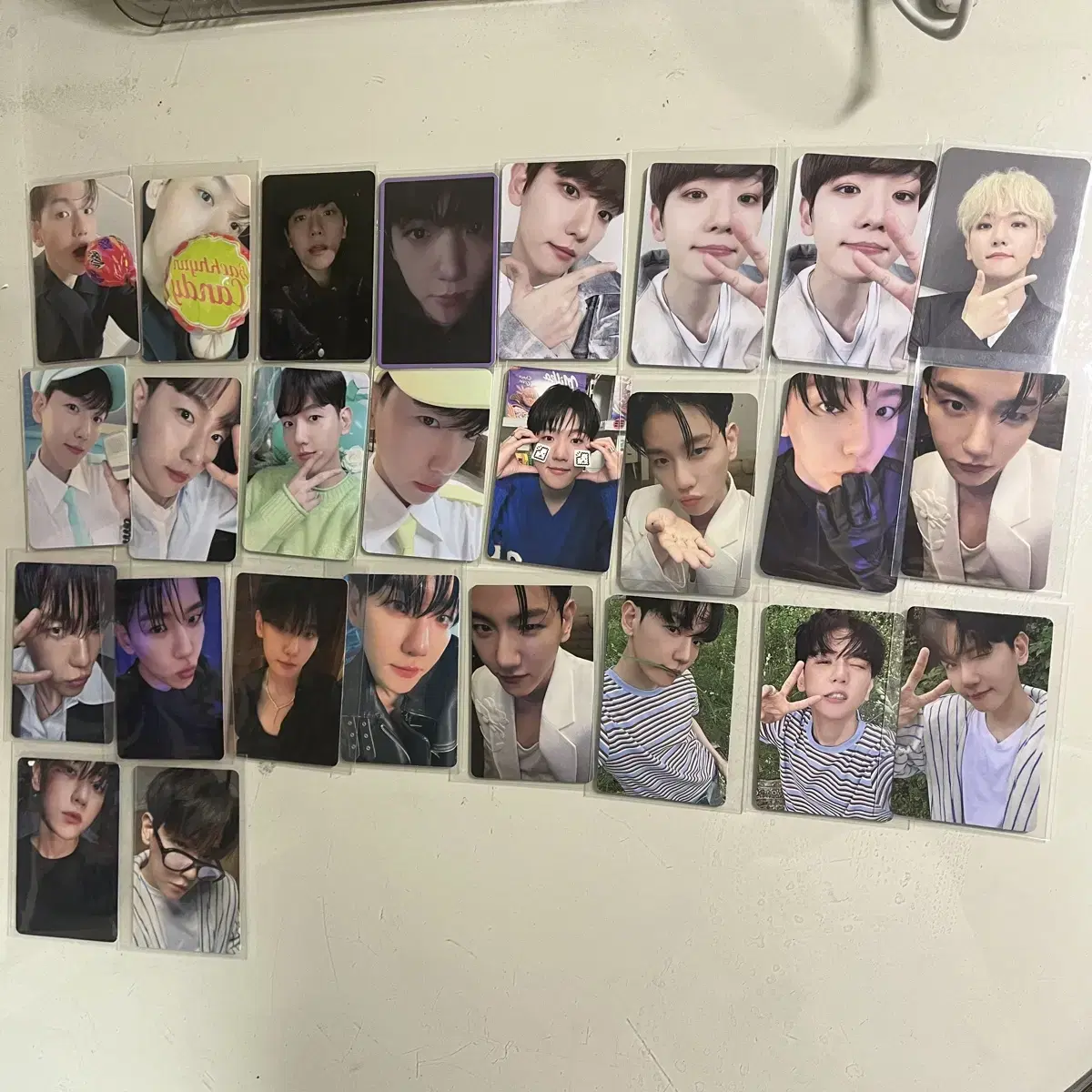 Half-priced Delivery) Baekhyun Photocard bulk WTS(27 sheets) Exo Chen Baekhyun Baggy Super M