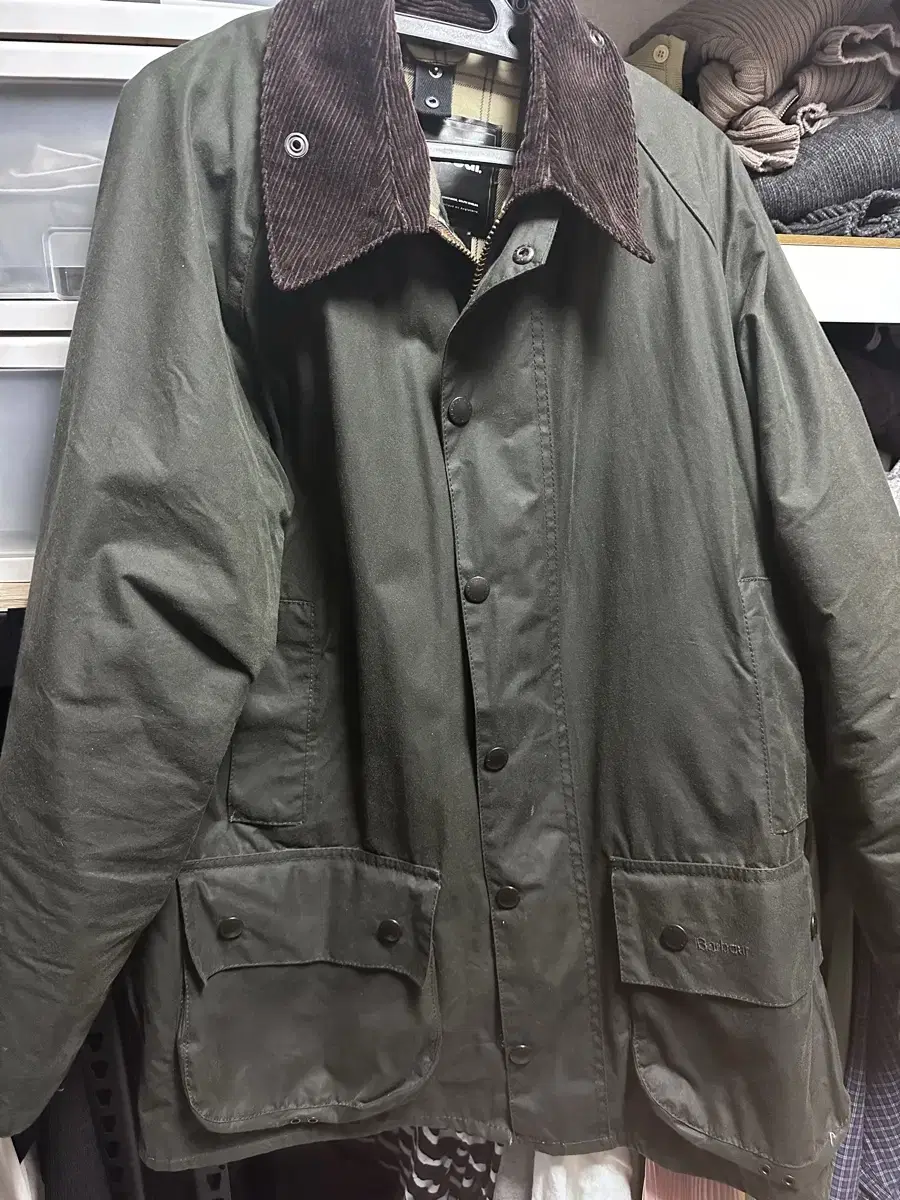 Barbour Viewport Sage Jacket Size 40 Genuine