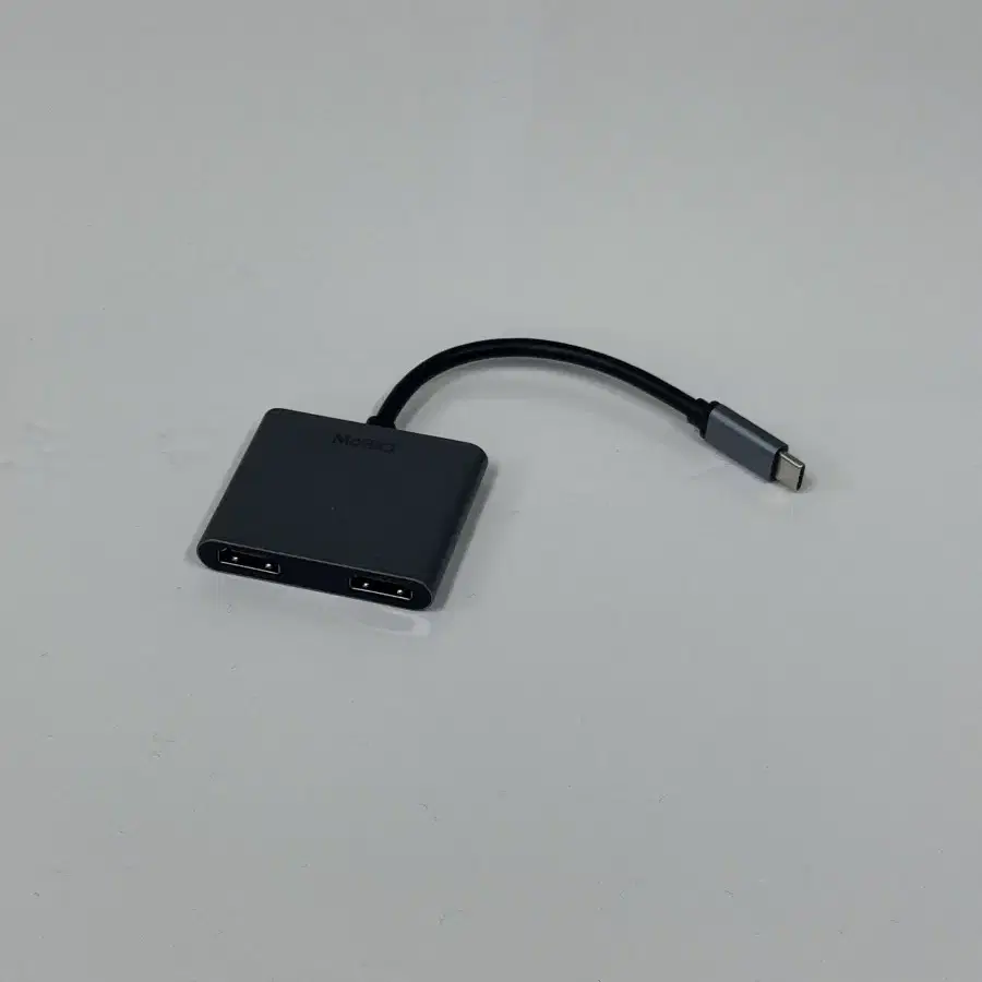 모비큐 2포트 C타입 4K HDMI 듀얼 모니터 멀티 USB 허브 EM-