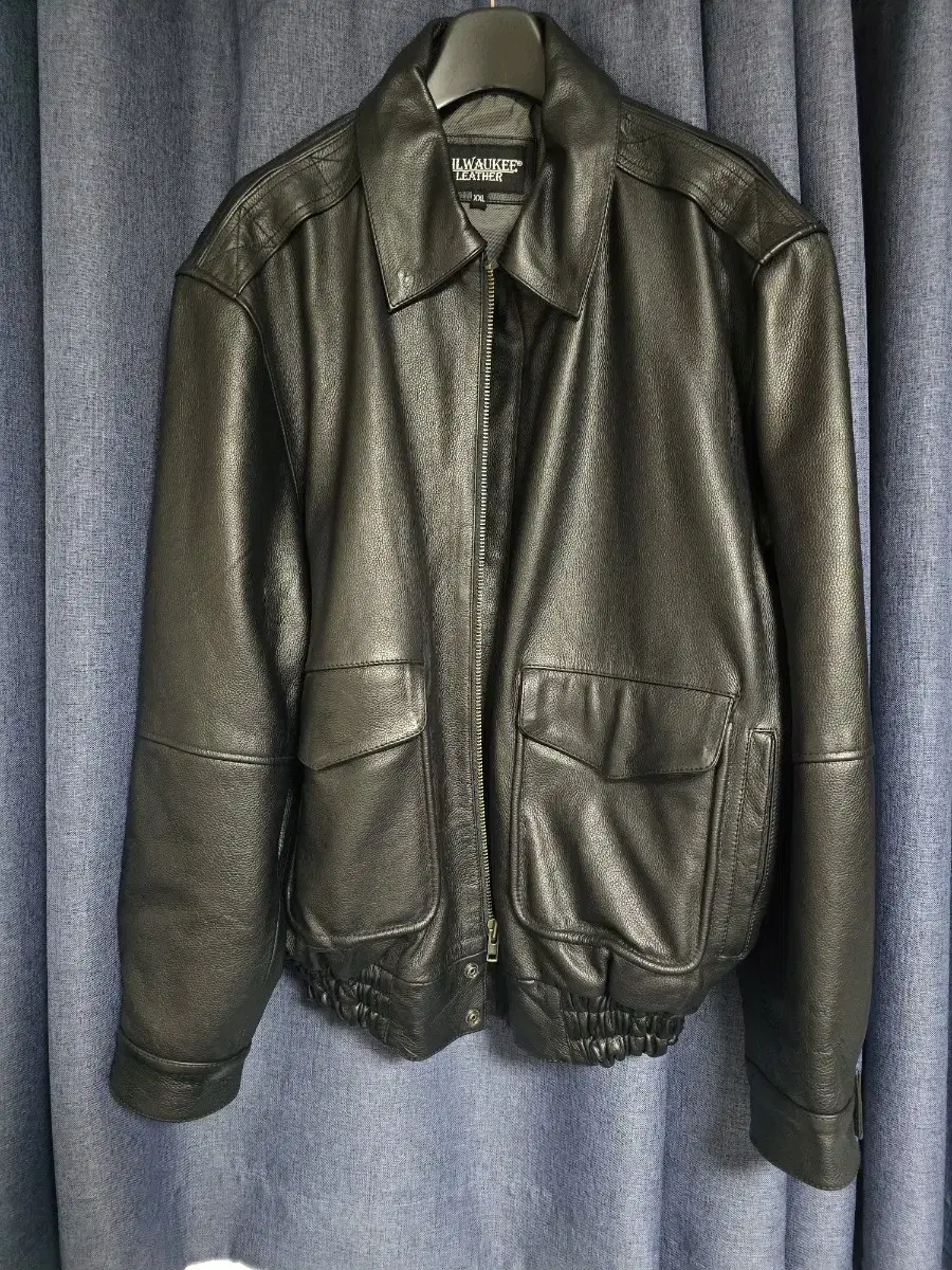 Vintage A2 Leather Jacket 2XL