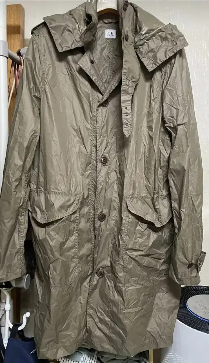 The PE Company Pertex Windbreaker + White Down Lining Puffer Coat Size 50