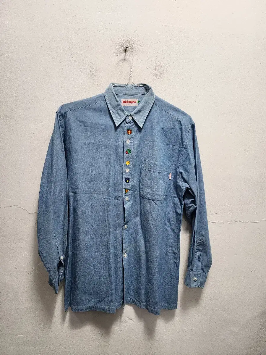 Mickey House Denim Light Blue Shirt