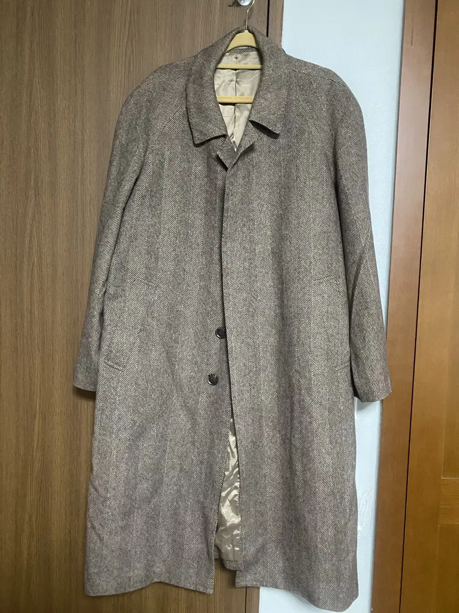 Hermès Zegna 100% Kesimir Herringbone Overcoat in Zegna Kesimir