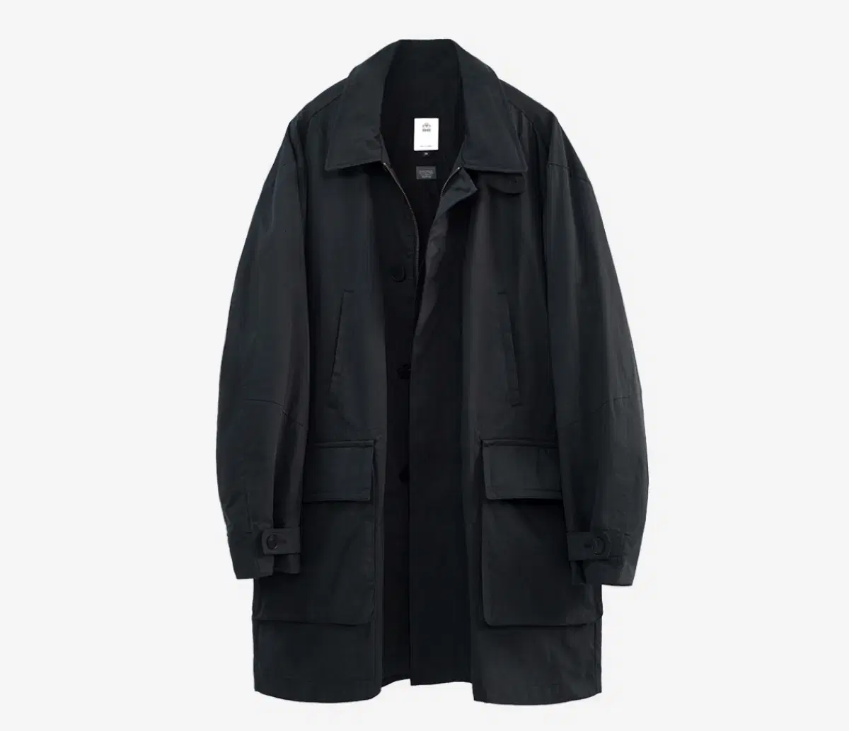 [2] Polythene lew carcoat washed black