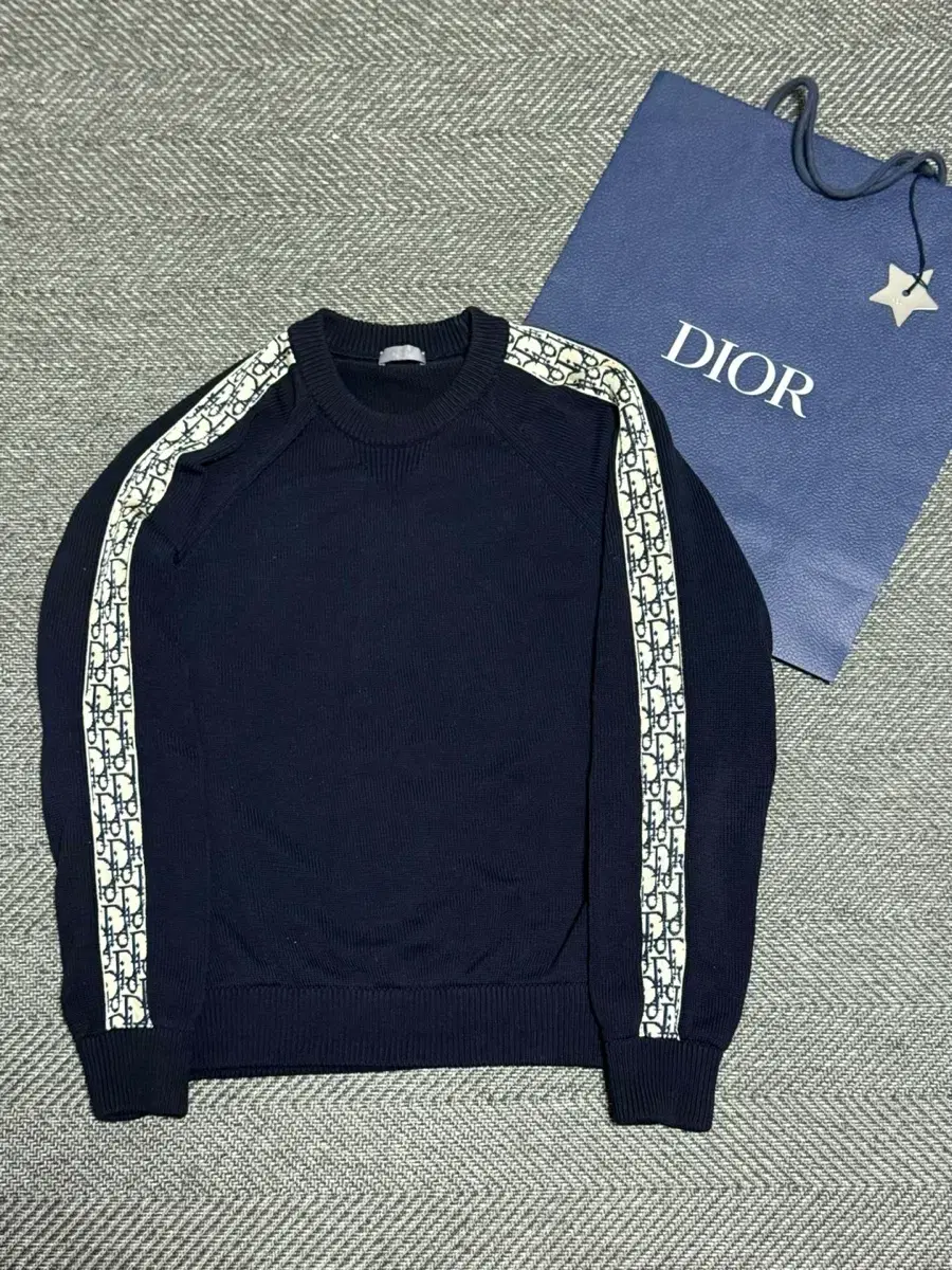 [M] Dior Oblique Sideline Knit