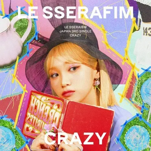 Le Sserafim Crazy Japan album kim chaewon Personal Covers sealed New Arrivals