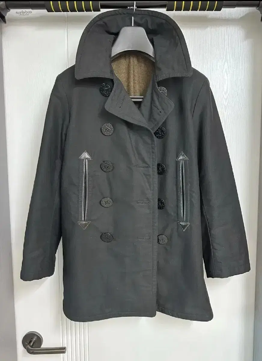 Burleson William Gibson Peacoat size 38