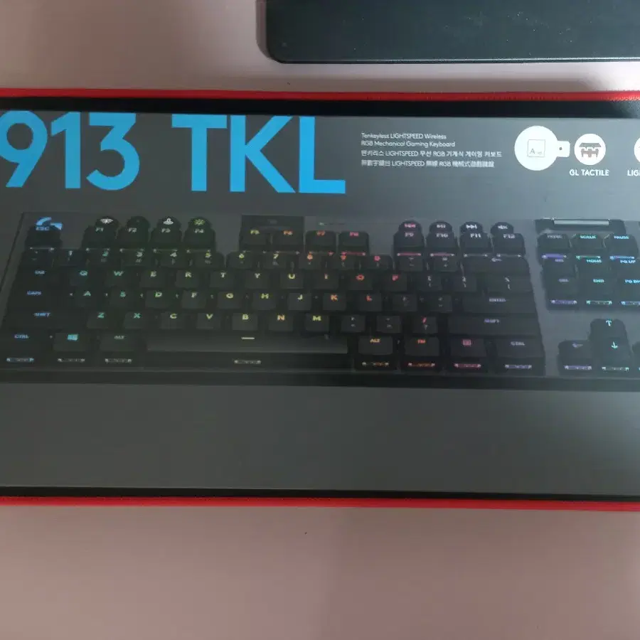 로지텍 G913 TKL 블랙 텍타일축 급처