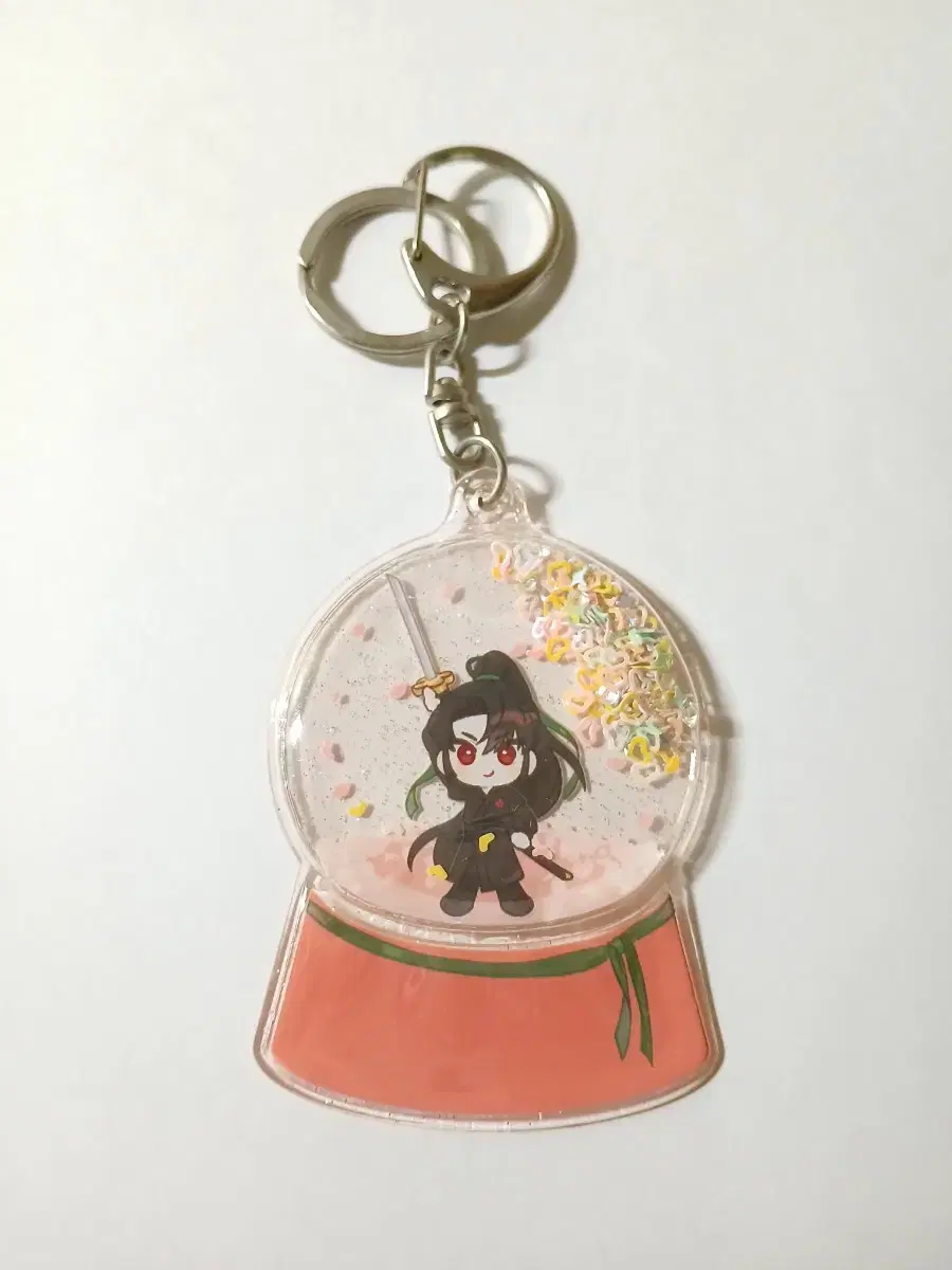 Return of the Blossoming Blade Clear Snowball Keyring