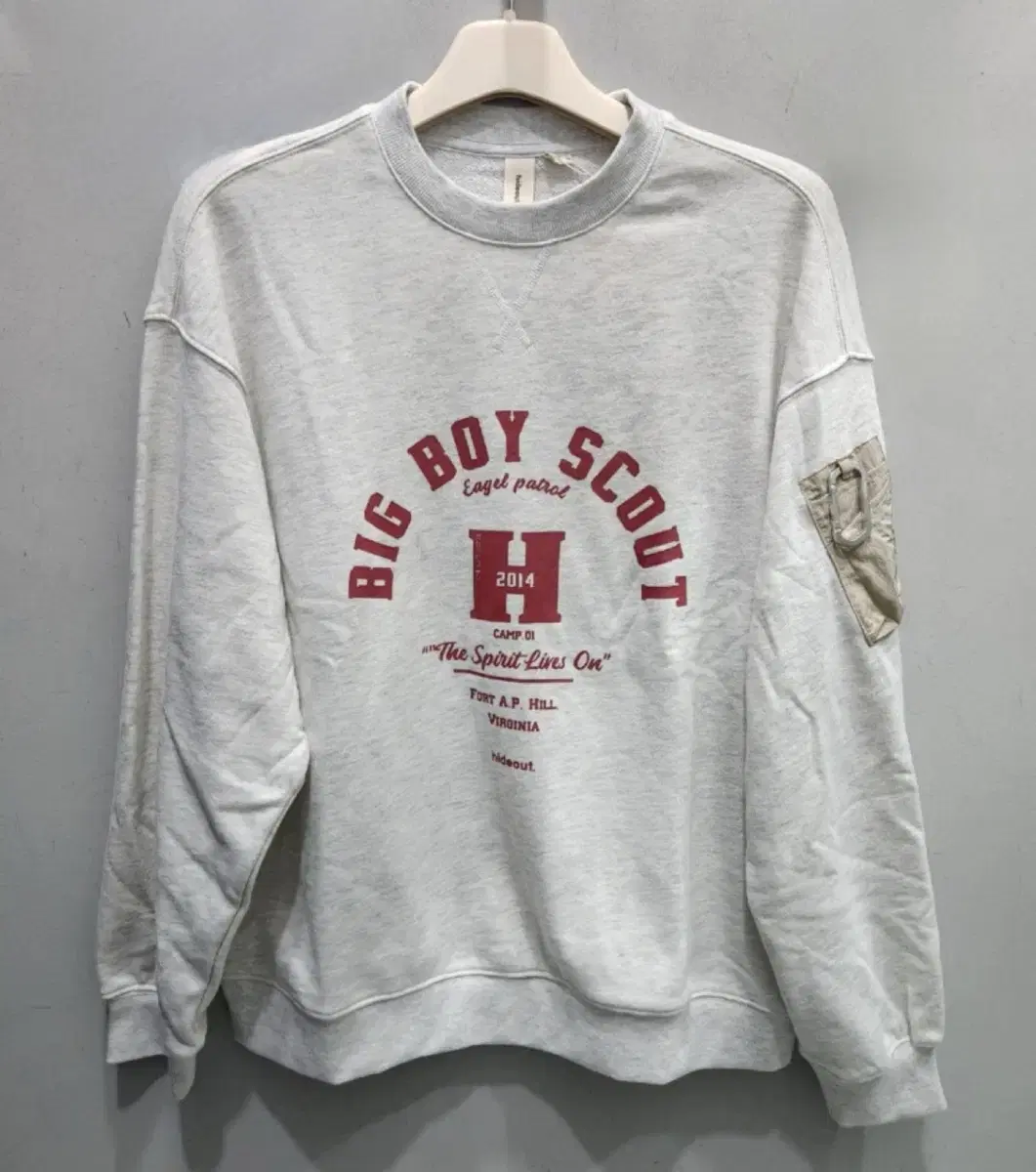 Big Boy Scout Hideout Size M Man-to-Man White