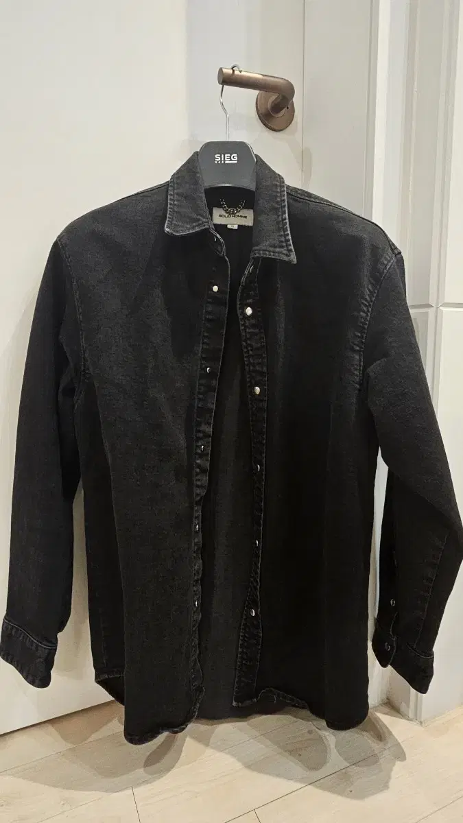 Solid Homme Black Denim Jacket