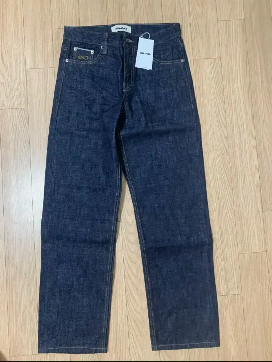 [30] Flack Straight Selvedge B32 Denim Pants Low Rise