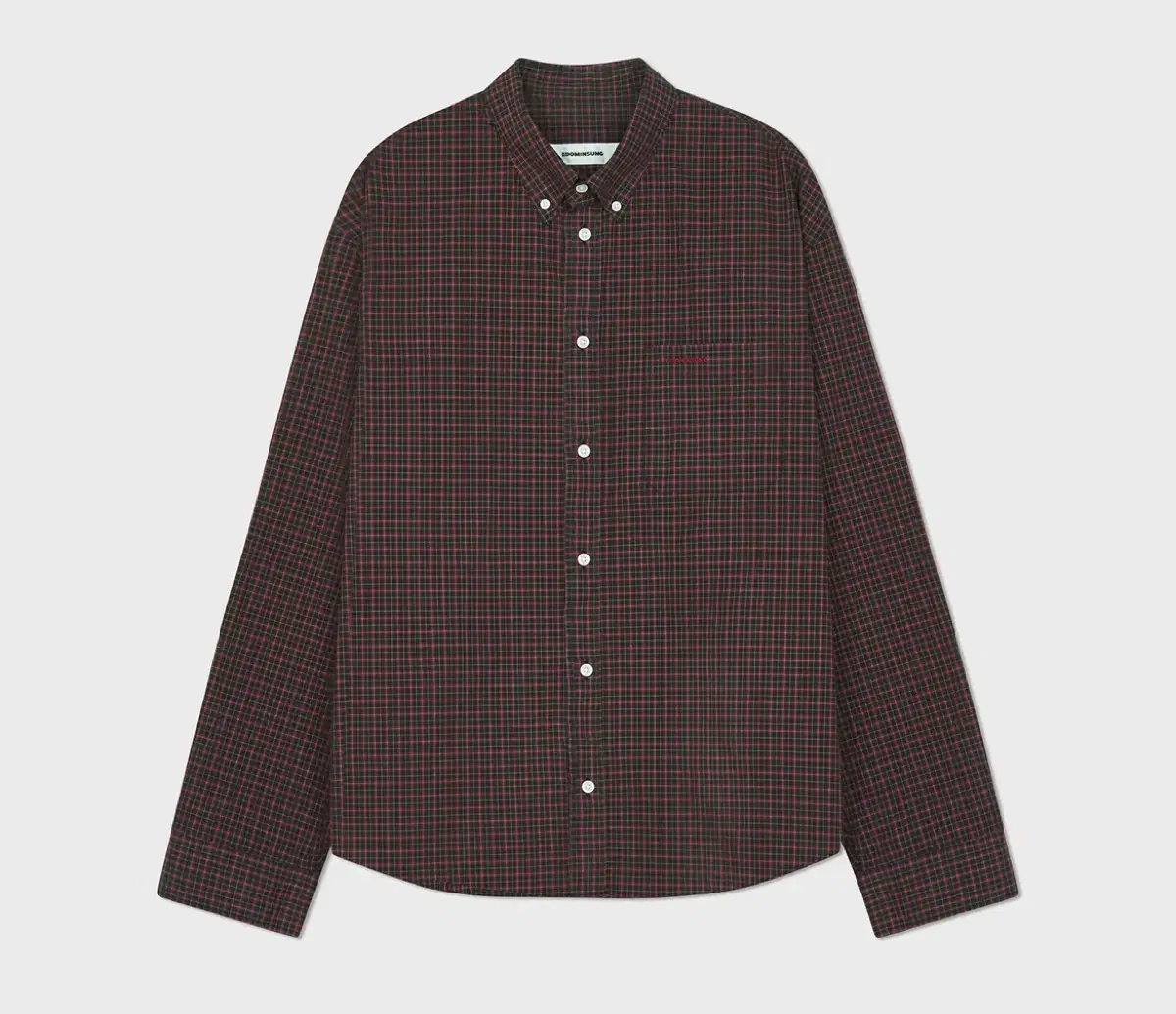 [L]Koo Min Sung Check Shirt Red First Edition