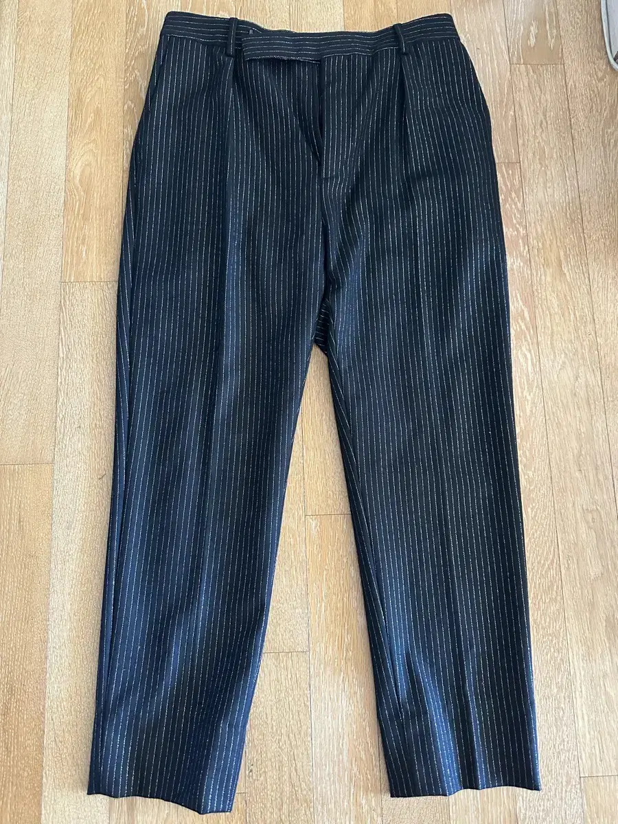 Saint Laurent keum thread striped slacks