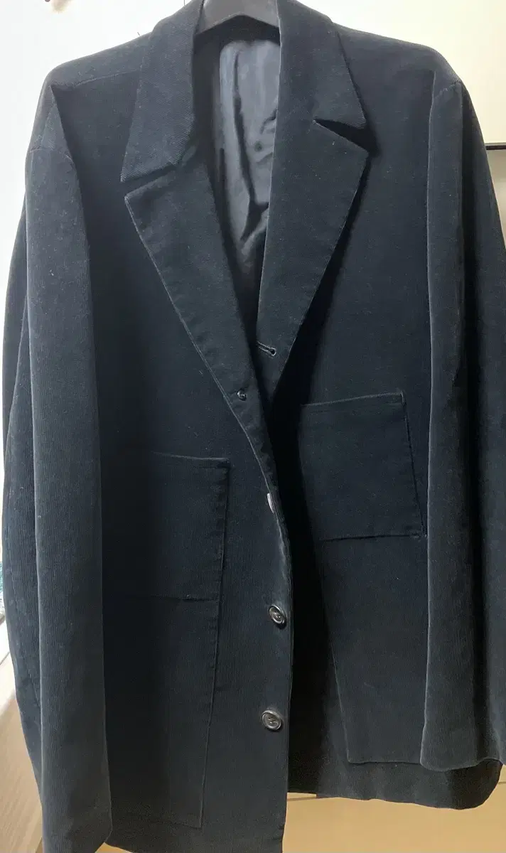 Yohji Yamamoto Pour Homme corduroy oversized blazer for Sale