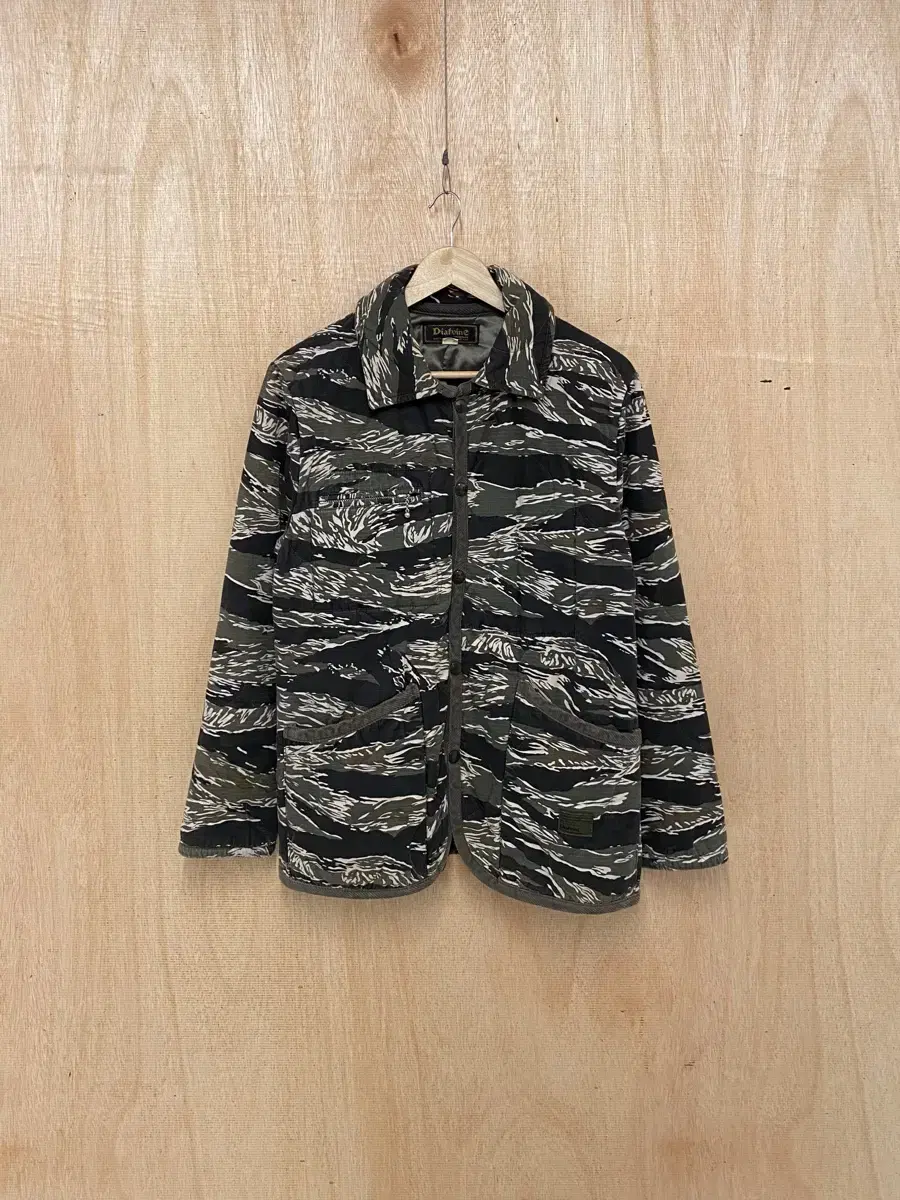 Diaphanous Tiger Camo Liner Jacket