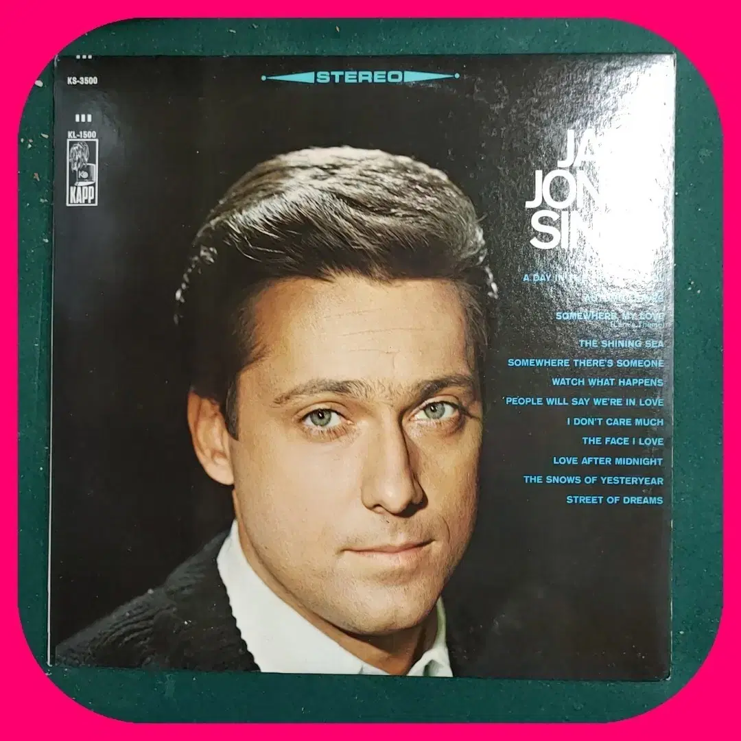 JACK JONES SINGS  LP NM/NM수입초판