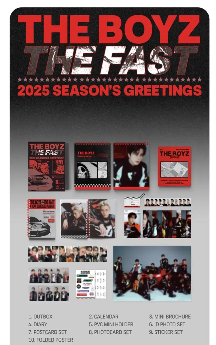 The Boyz 2025 season's greetings sealed Original