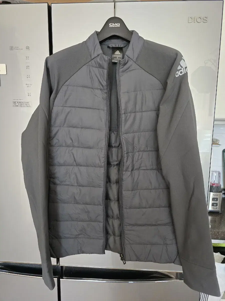 Adidas padded zip-up jacket