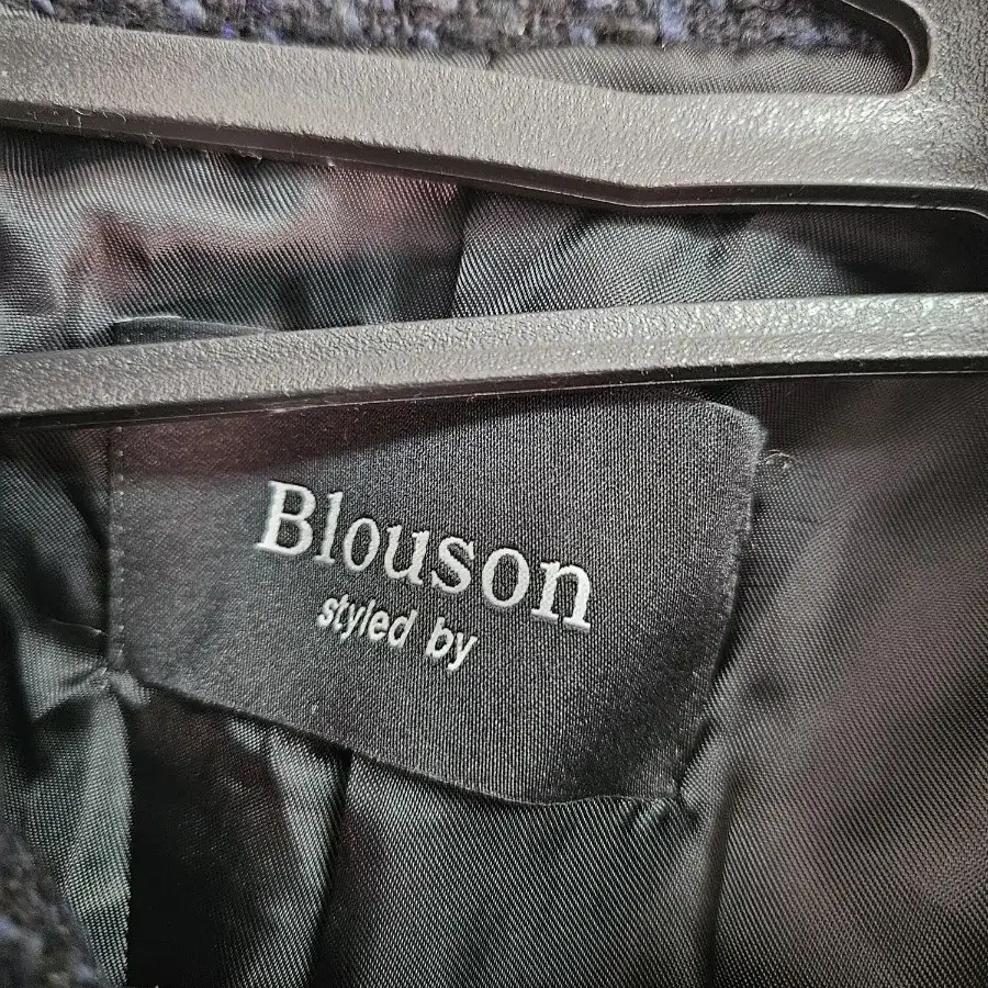 BLOUSON 도톰한 트위드 자켓 코트 (made in korea)