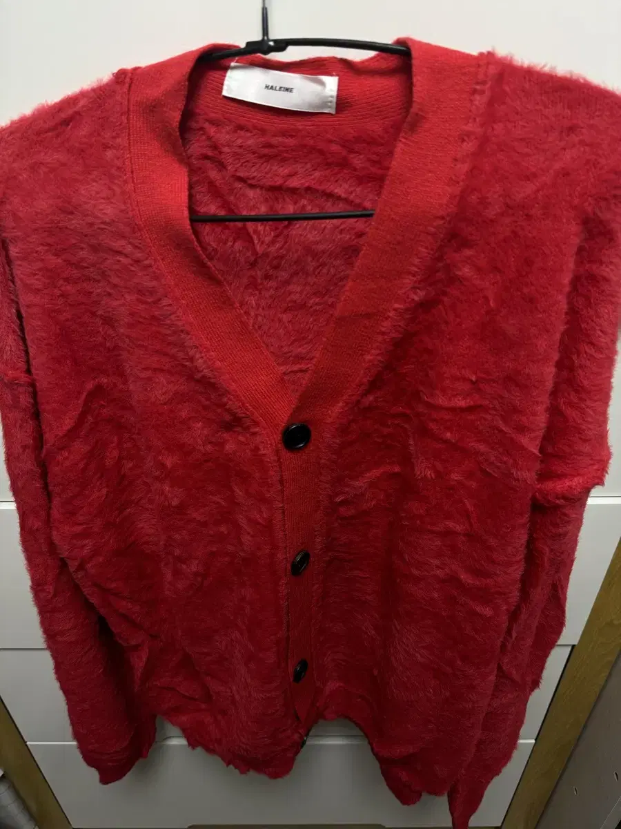 Alene Cashmere and fox mix cardigan 1 size