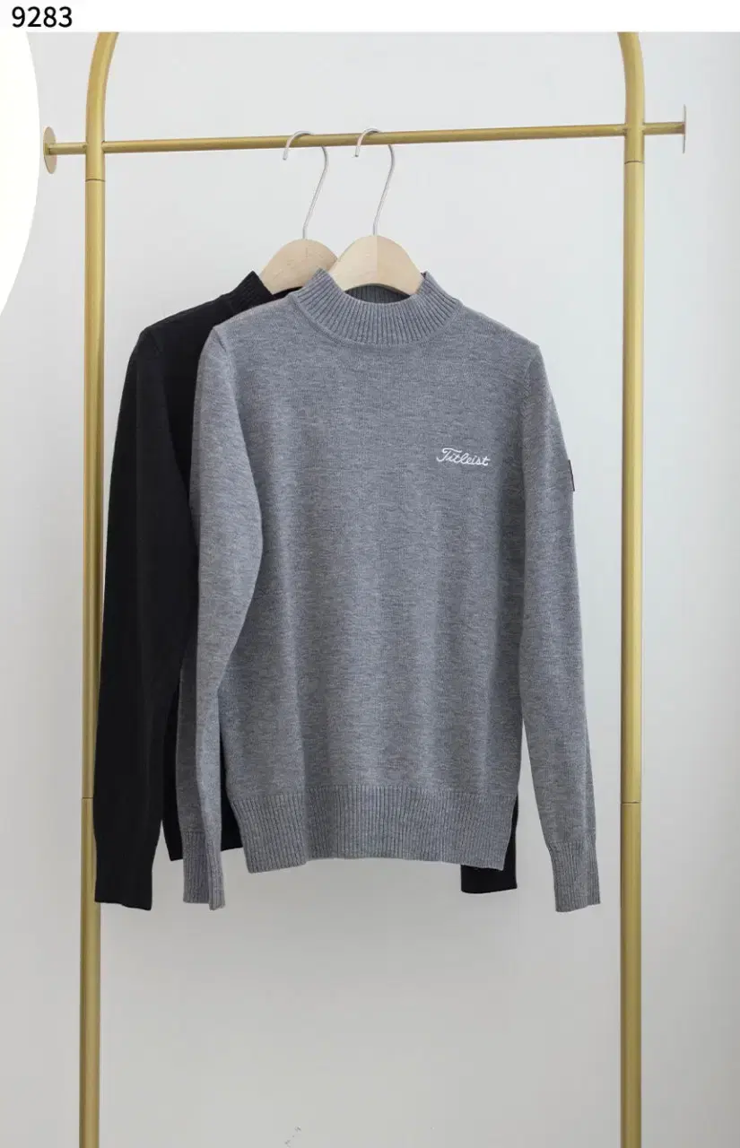 여성골프웨어 HIGH NECK PULL OVER SWEATER ,남성가능