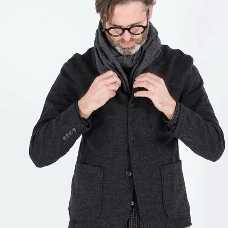 엔지니어드가먼츠 16fw unstructured wool-blend