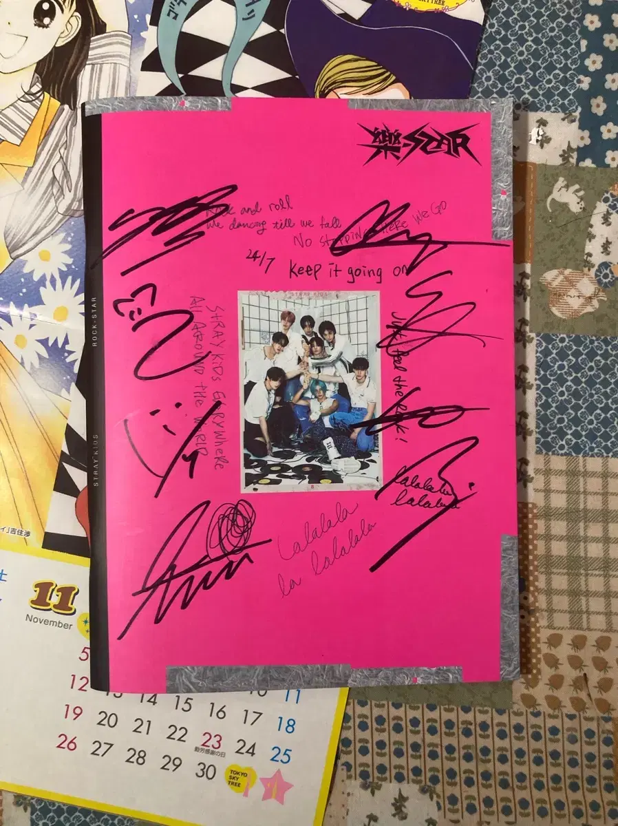 Feedback) straykids skz signed album rock autographs