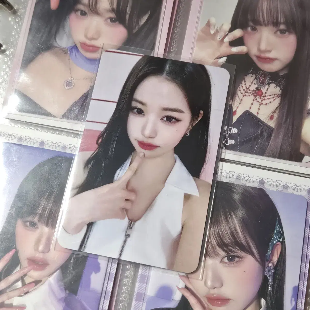 Flood)) ive jang wonyoung wave sony music photocard