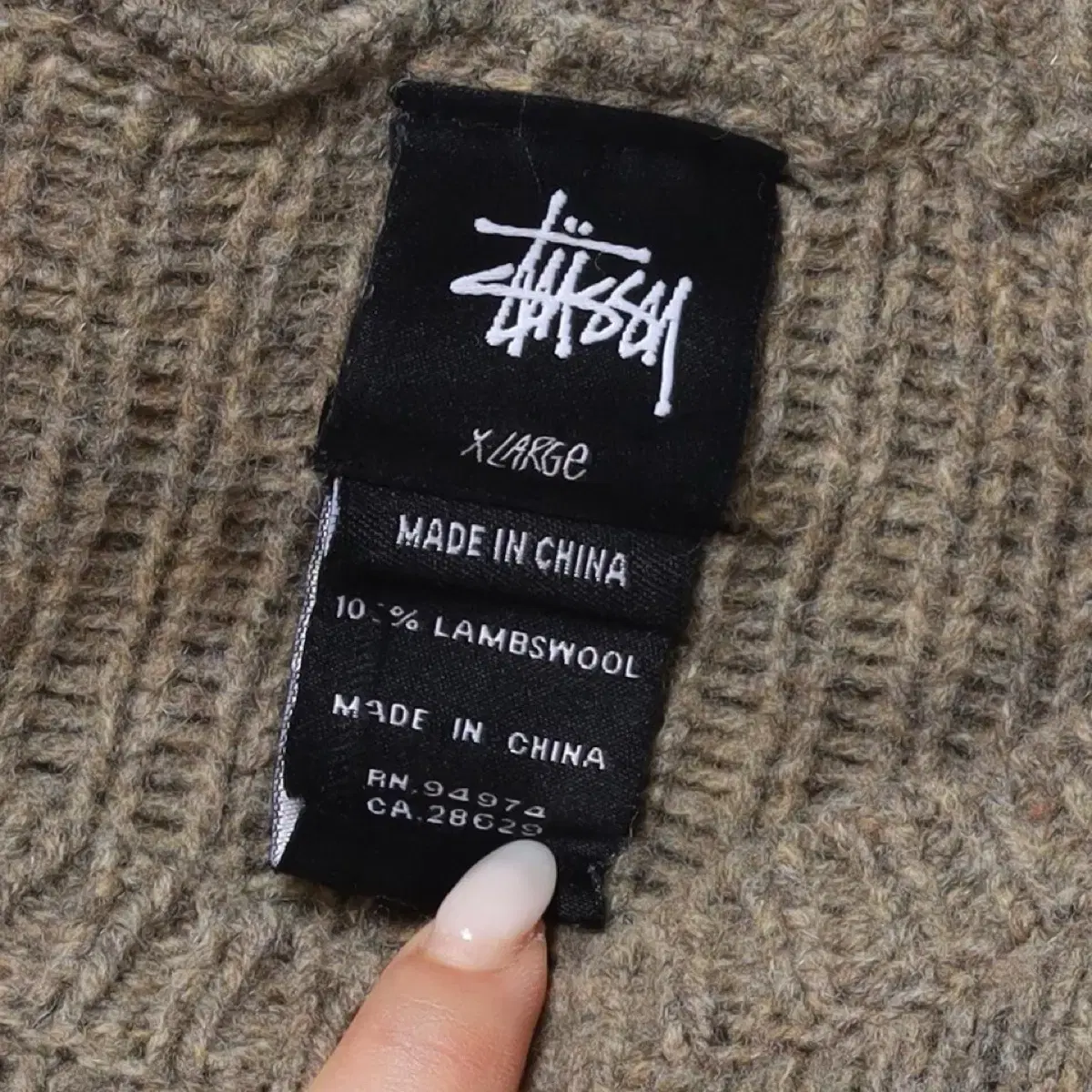 Stussy Argyle Knit