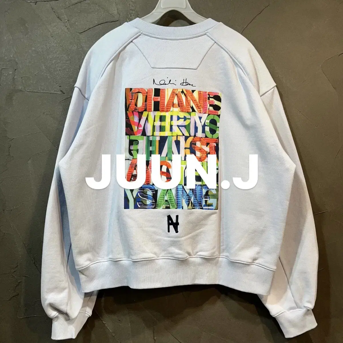 [38] JUUN J Junji Back Printed Sweatshirt