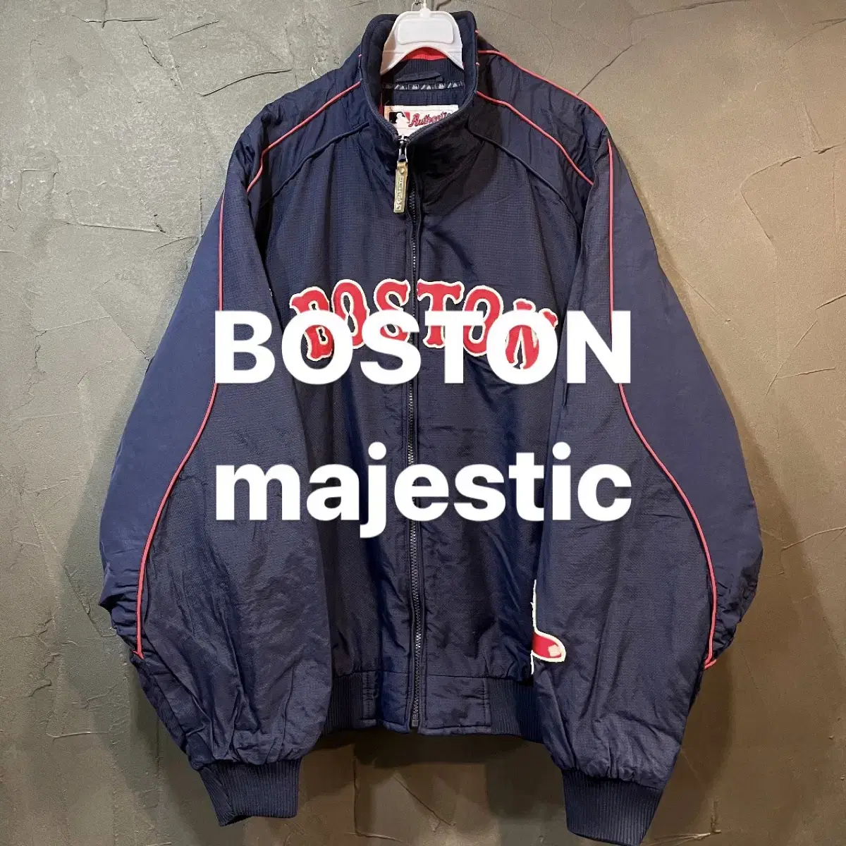 [L] BOSTON Majestic Boston Stadium Jacket