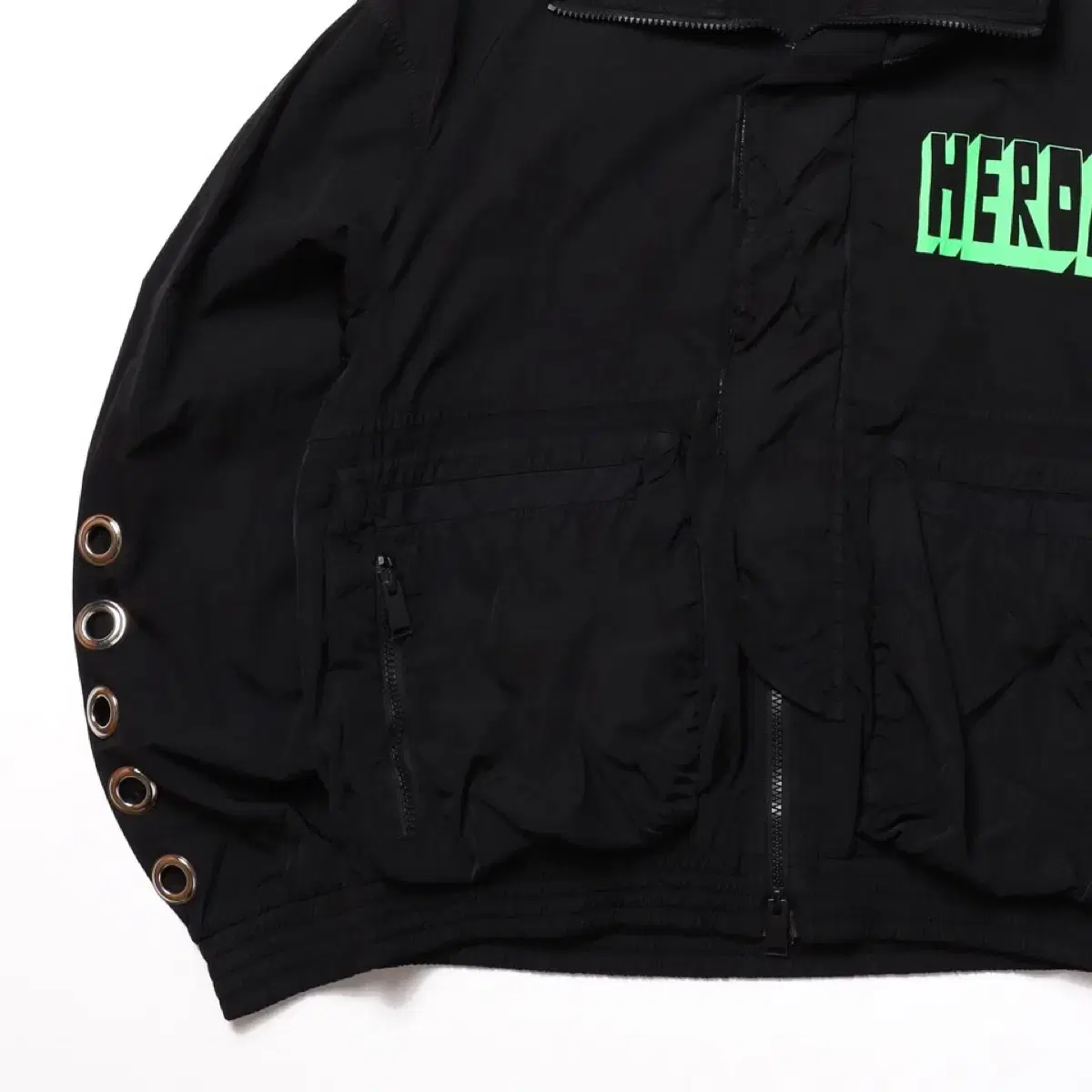 HERON PRESTON Printed Zip Up Jacket