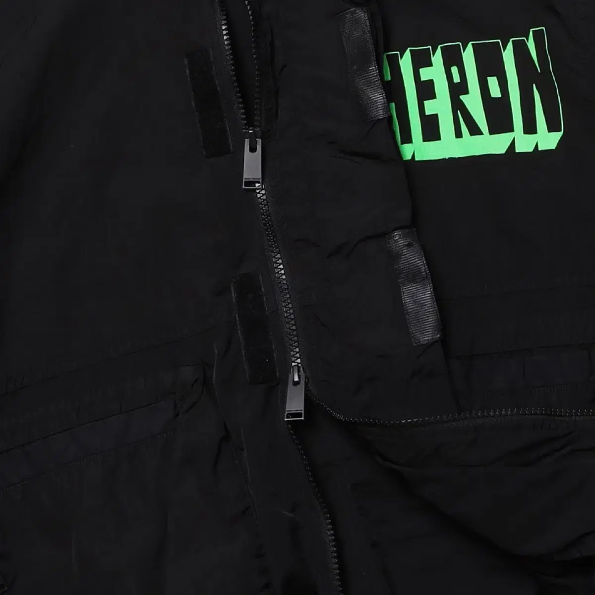 HERON PRESTON Printed Zip Up Jacket