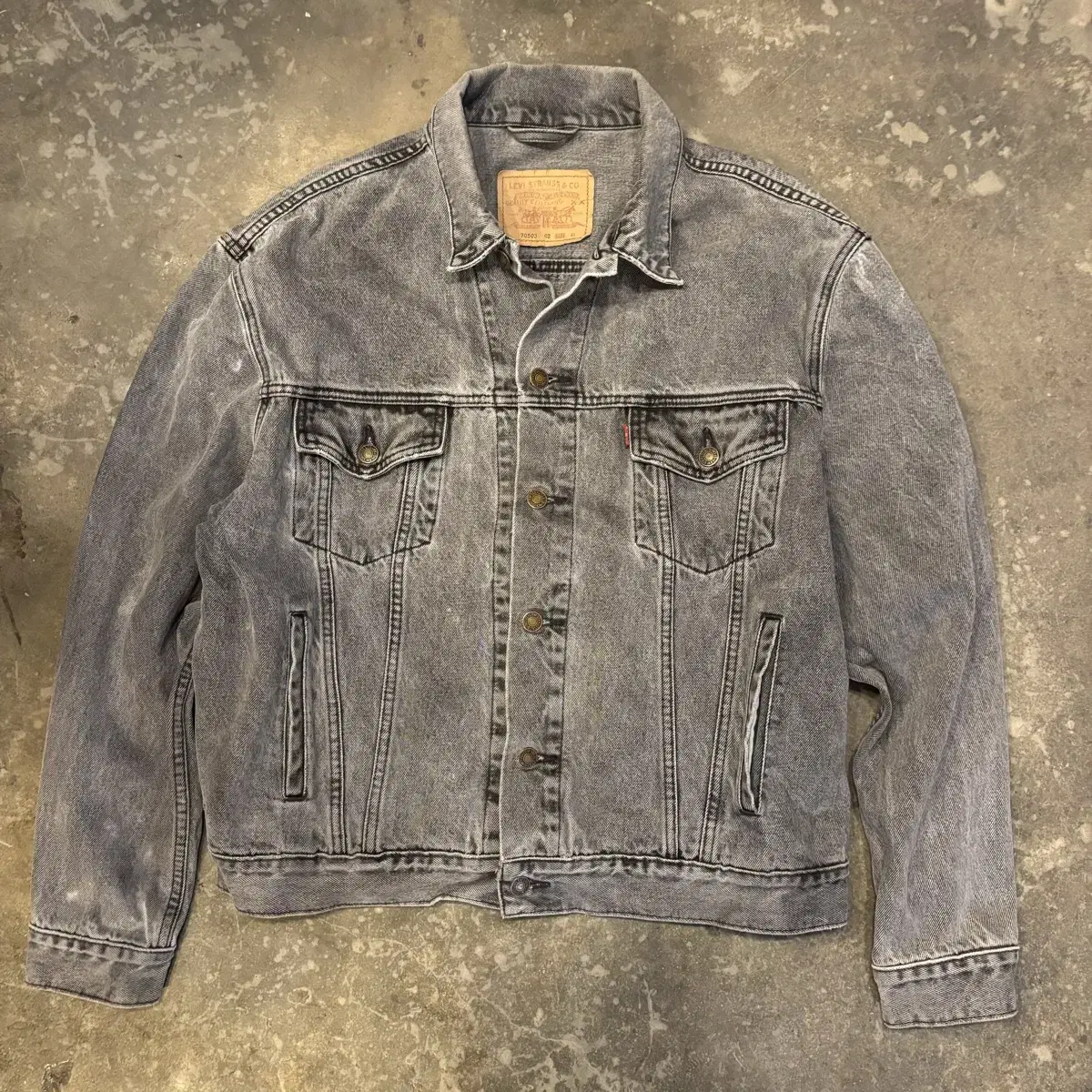 90s Levi's 70503 Tucker Jacket Denim