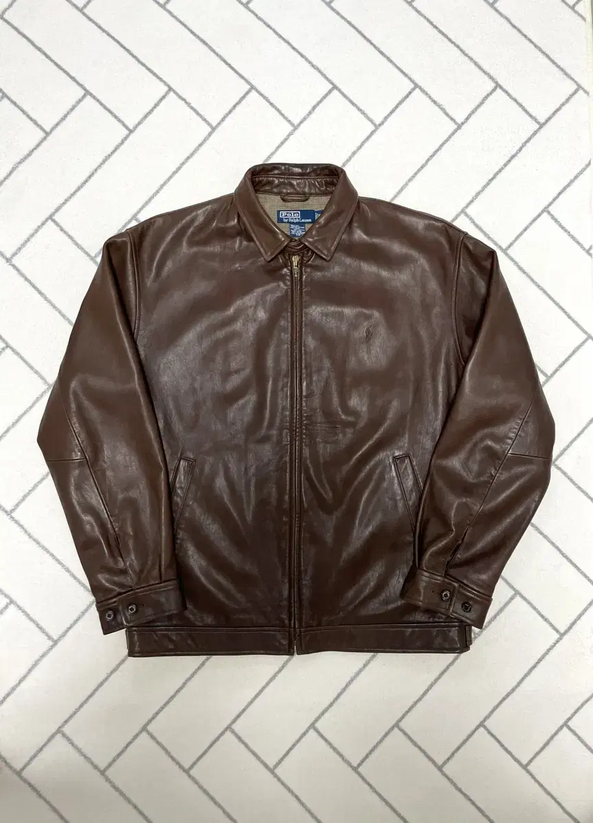 (Class A/M) Polo Spherical Maxwell Leather Jacket