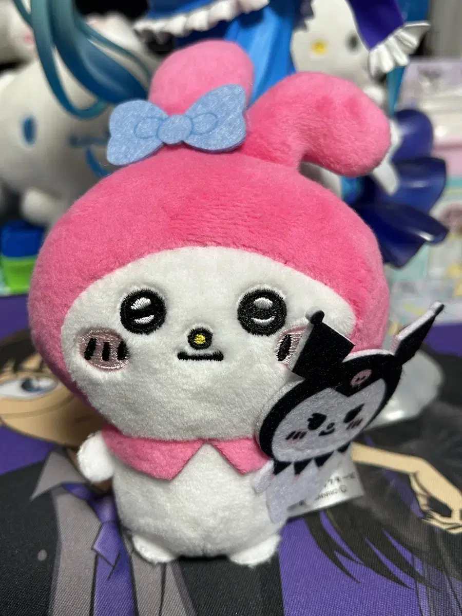 Chiikawa X San Rio Collaboration doll My Melody Kuromi