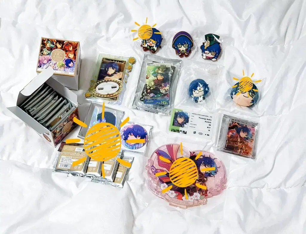 Anstar Tsumugi goods are sold: Rubberclip TRIP ID card acrylic Korota, etc.