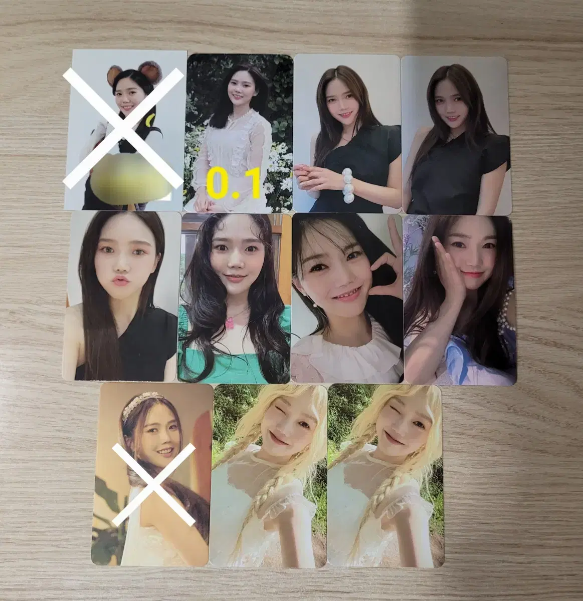 Oh My Girl hyojung album photocard 다계절 던던댄스 리얼러브 여름이 들려 wts