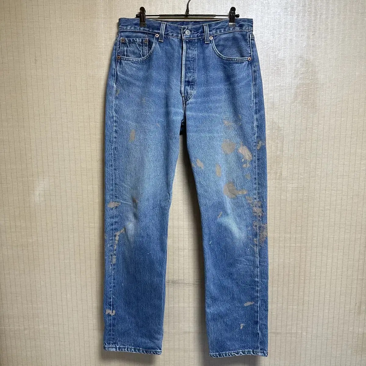 90s Old Vintage Levi's Painted Jeans Size 33