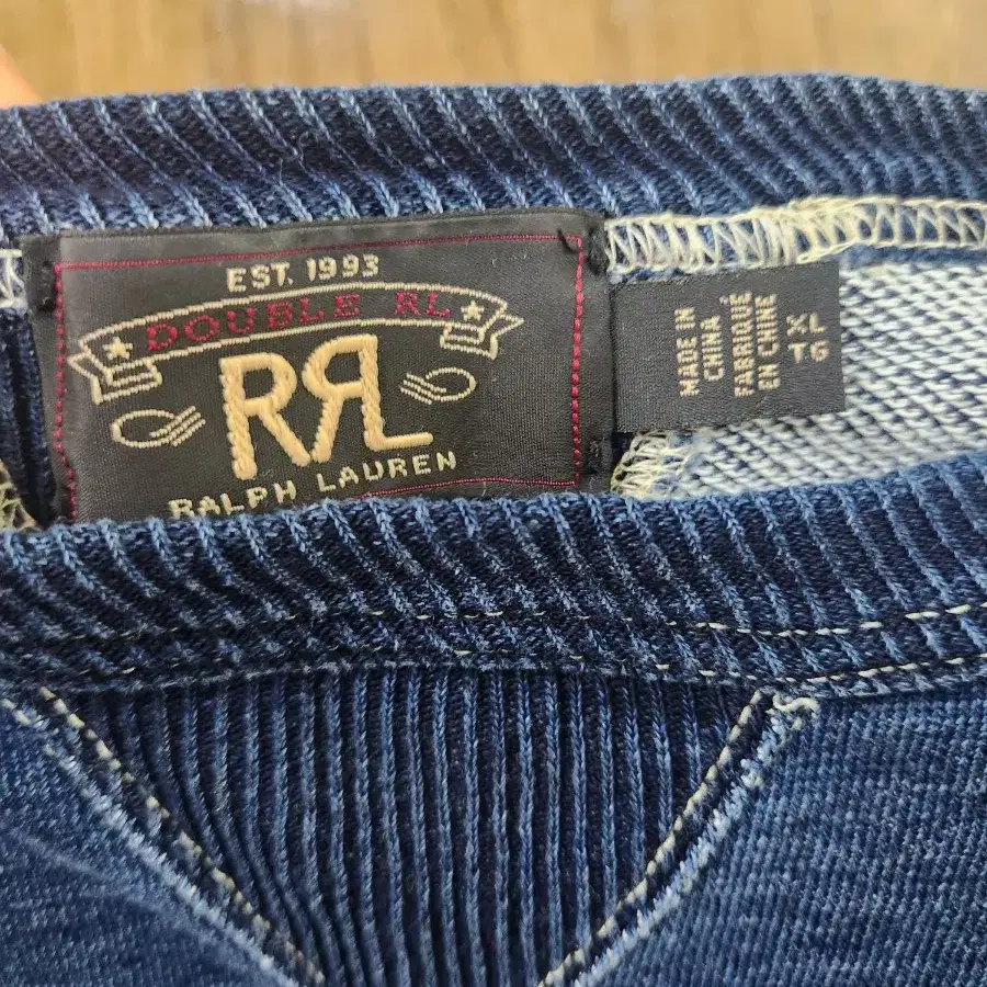 rrl 스웨트셔츠