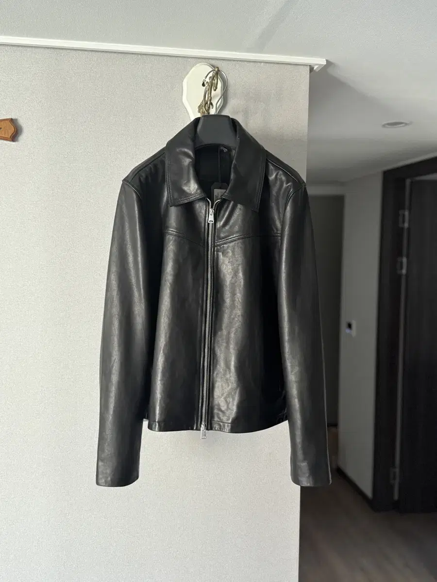 All Saints Tune Single Leather Jacket New XL ML051Z-5 sells