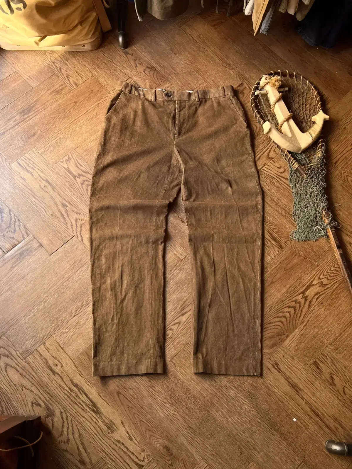 [36]Lauren Ralph Lauren beige corduroy pants